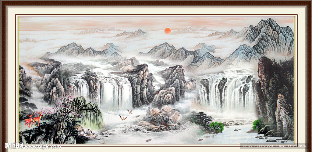 水墨山水