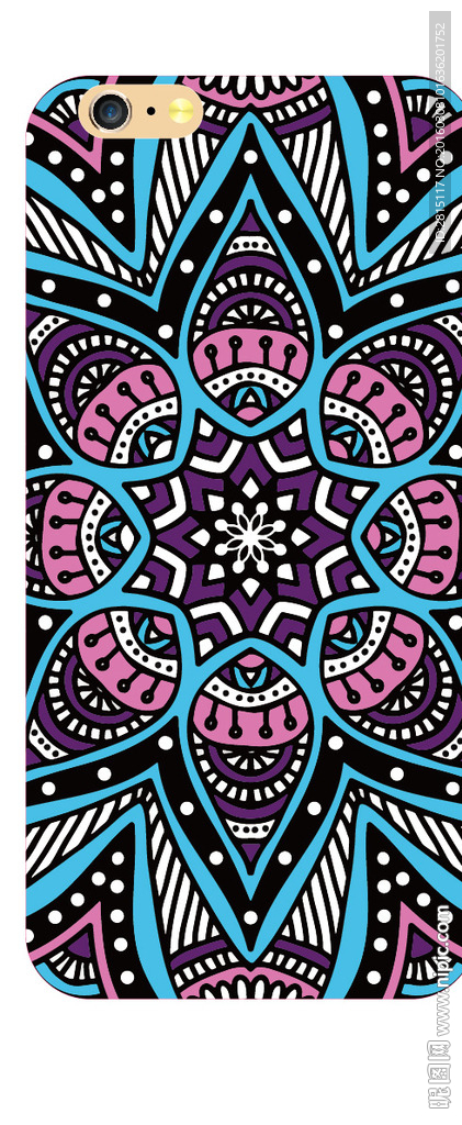 欧美时尚花纹手机壳图案