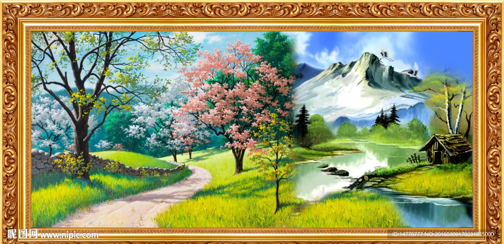 油画风景