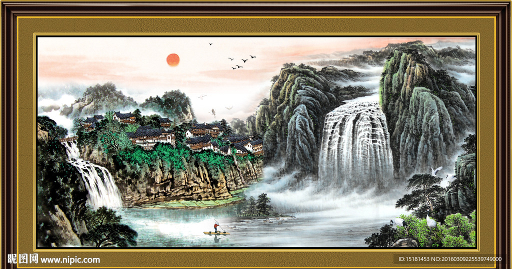 国画山水
