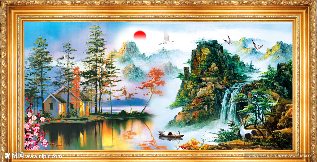 油画风景