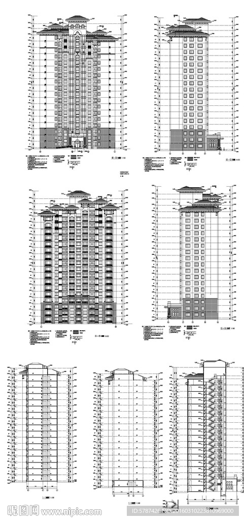 欧式楼盘建筑设计