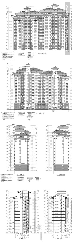 西式建筑施工图