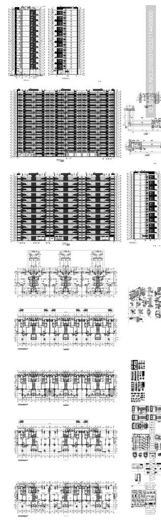 高层楼房建筑设计施工图