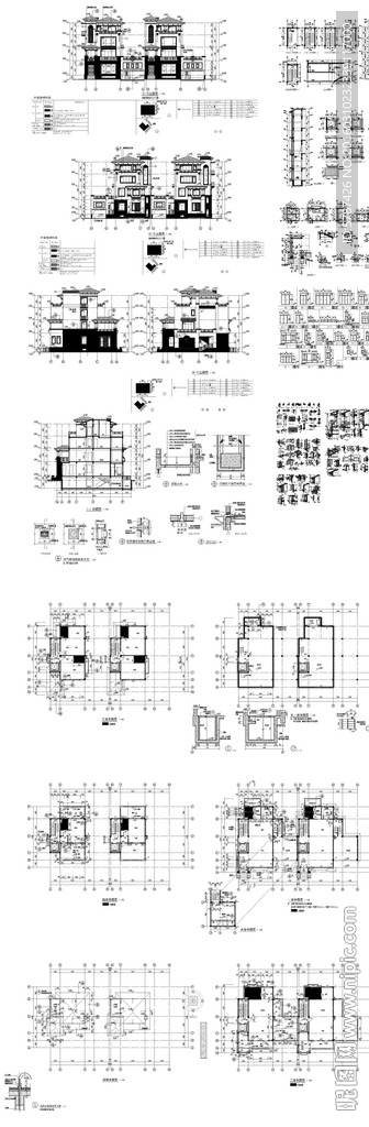 洋房建筑设计施工图