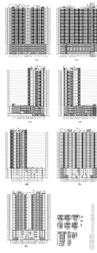 综合住宅楼建筑设计