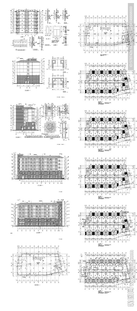 幼儿园建筑设计施工图