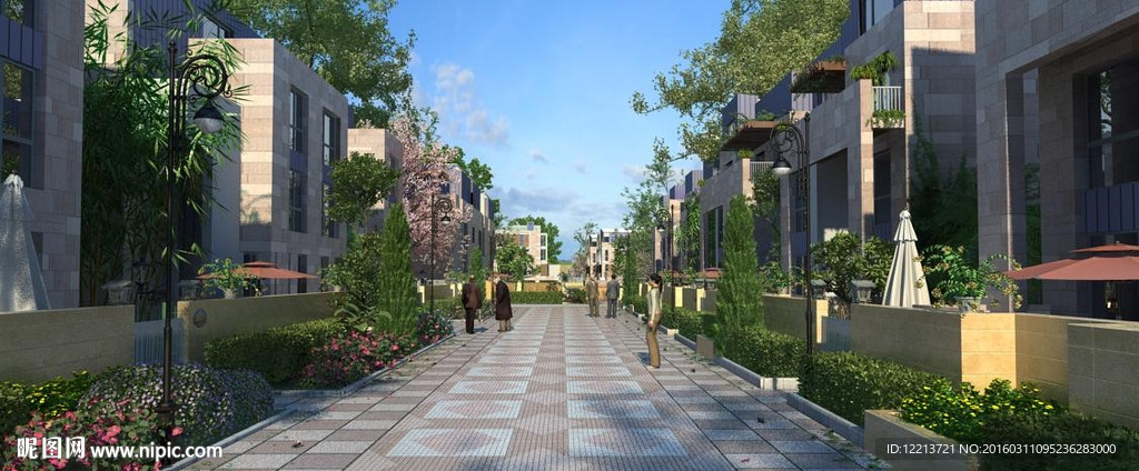 别墅间距动画