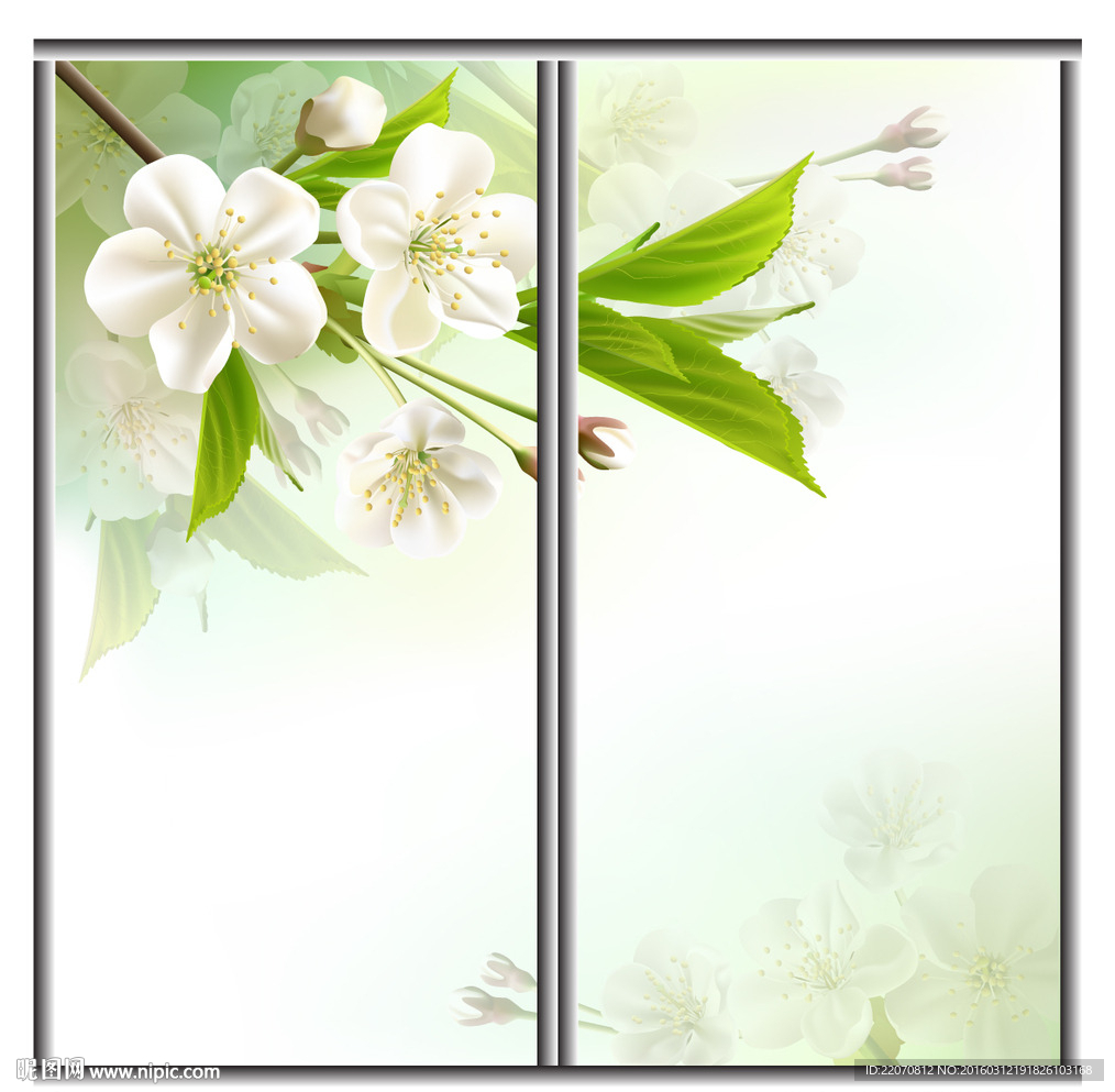 移门花卉
