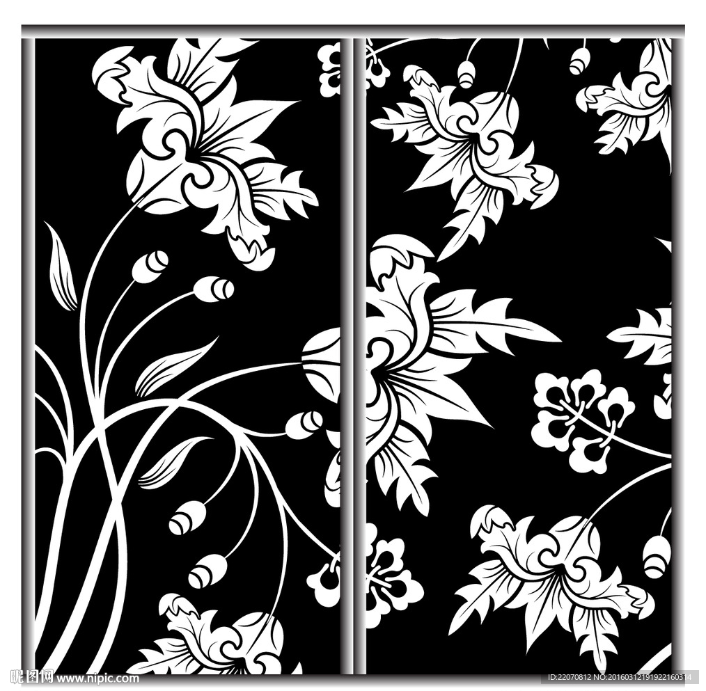 时尚花纹