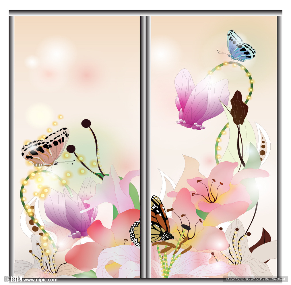 时尚花纹