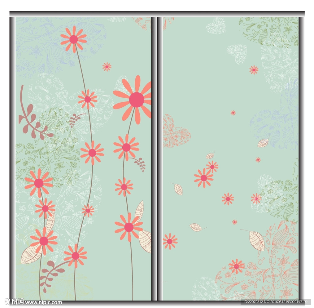 移门花卉