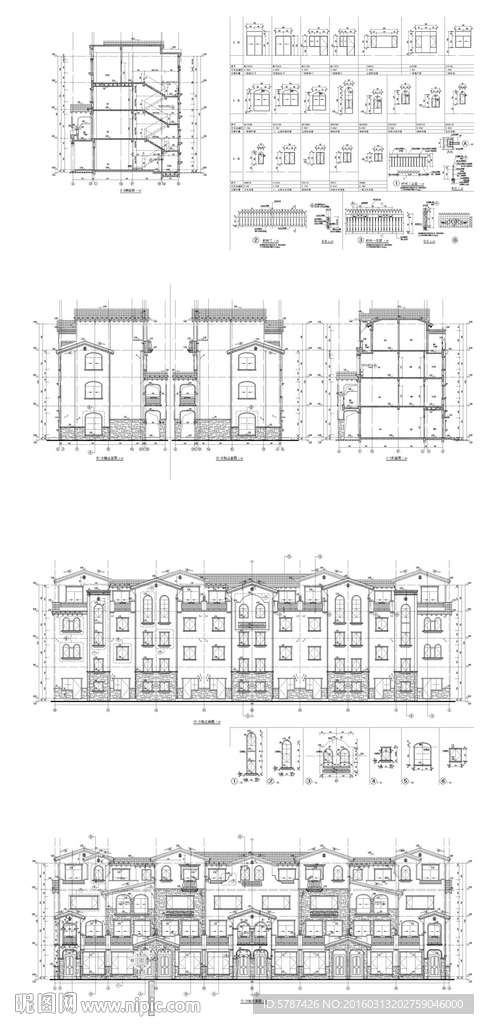 双拼楼房建筑设计