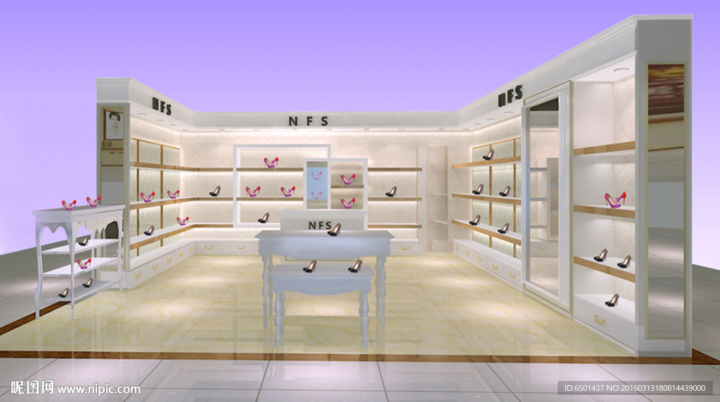 鞋店模型