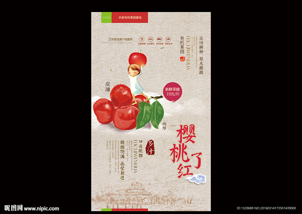 樱桃海报