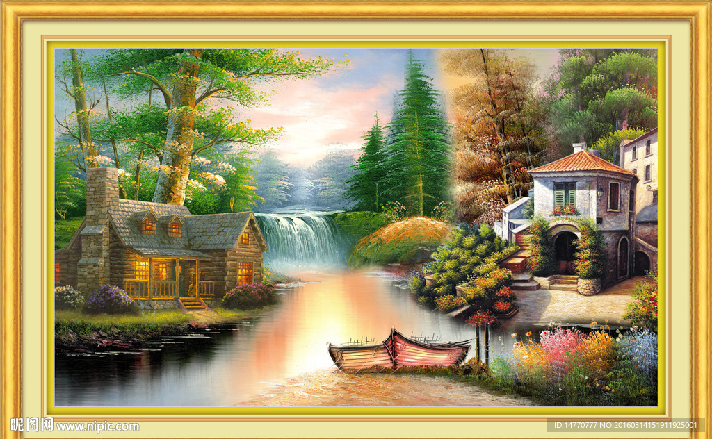 油画风景