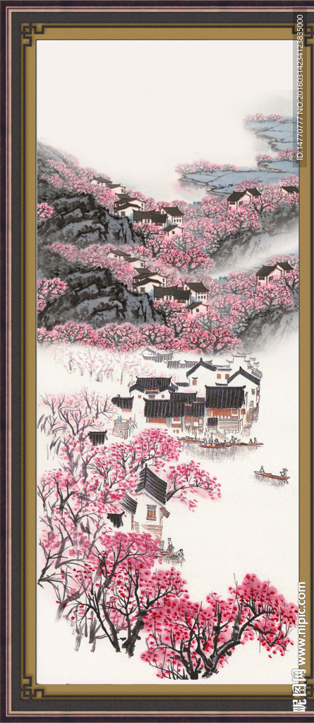巨幅山水画