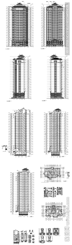 电梯建筑设计图纸