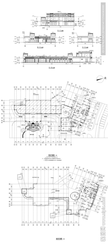 办公综合楼建筑图纸