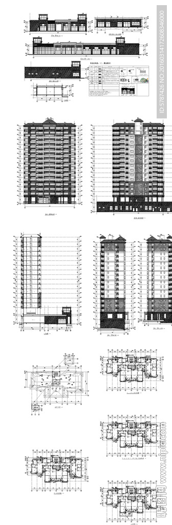 商业电梯楼建筑设计