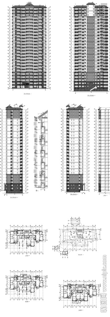 高层地产建筑图纸