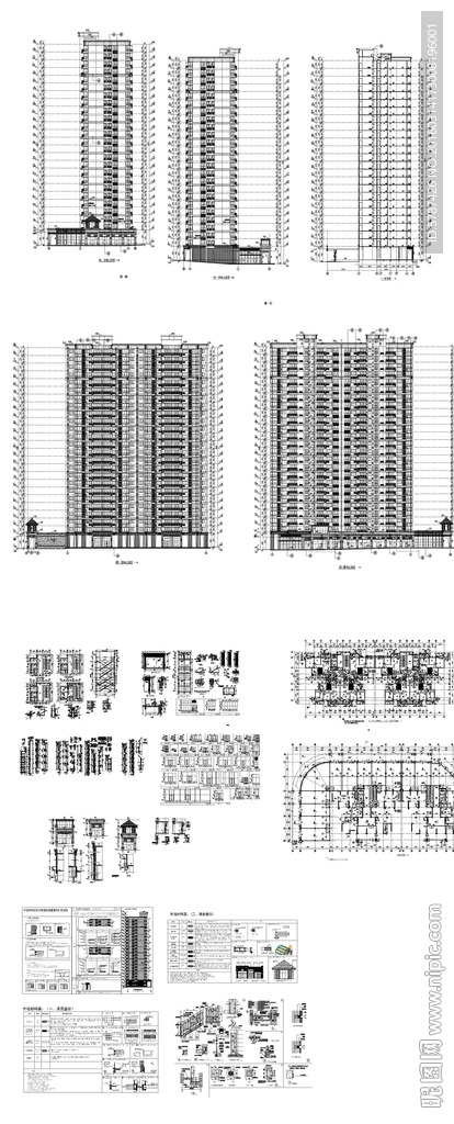 电梯楼房建筑设计