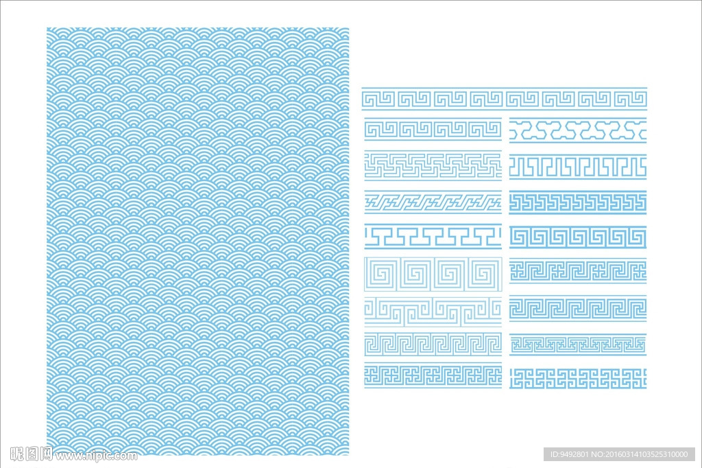 古典祥云  古典边框