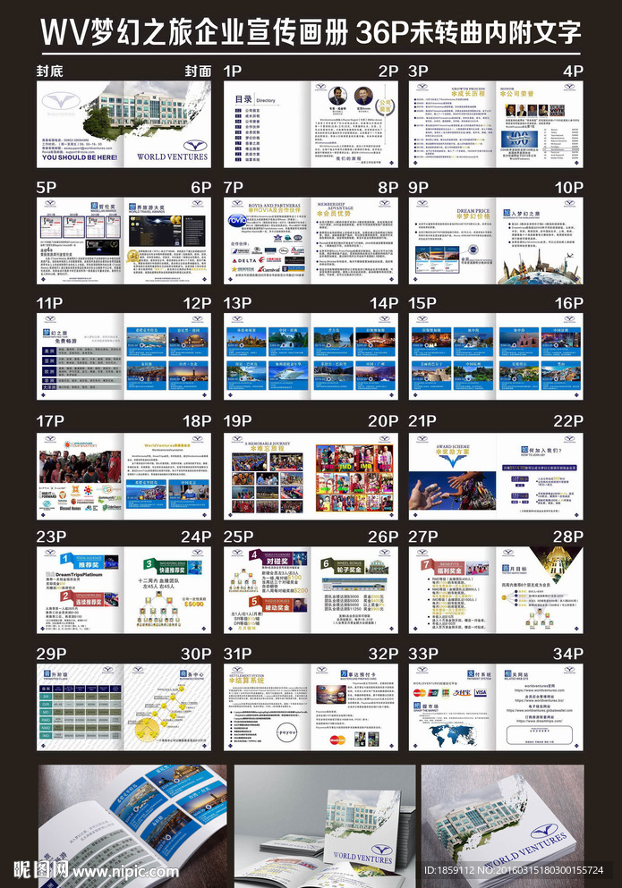 WV梦幻之旅企业宣传画册