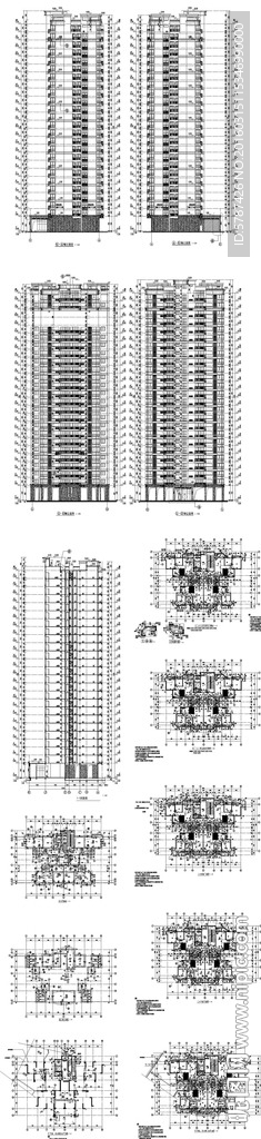 综合住宅建筑图纸