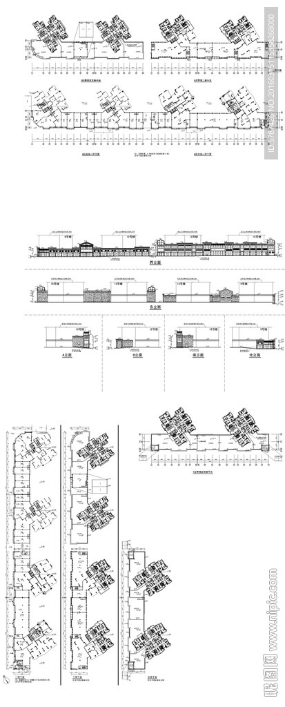 地块商铺建筑设计图纸