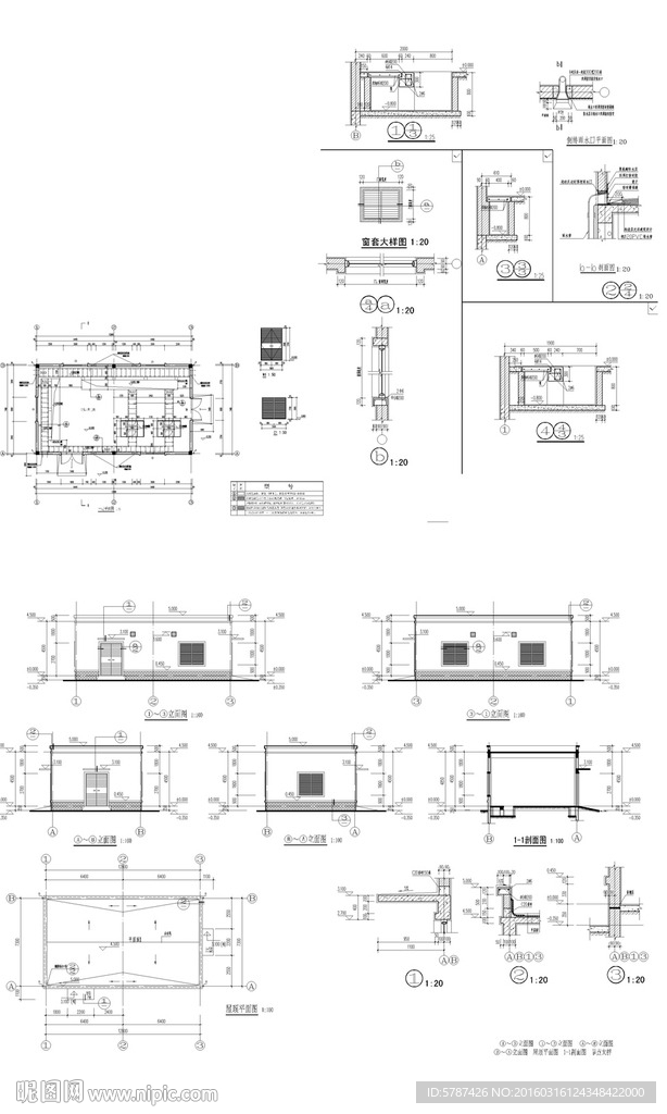 电力房建筑图纸