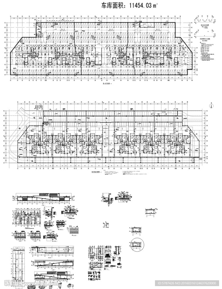 地下车库平面设计图