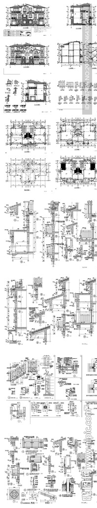 欧式别墅建筑图