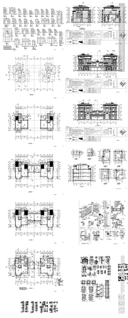 别墅建筑设计图纸