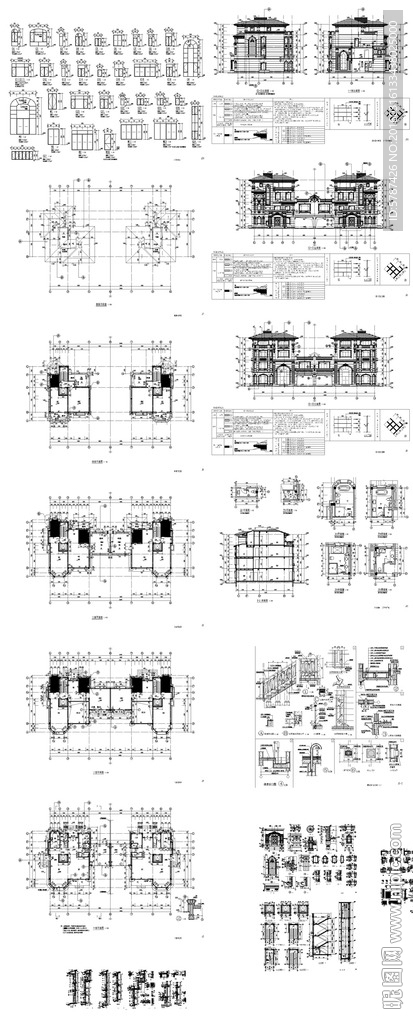 别墅建筑设计图纸