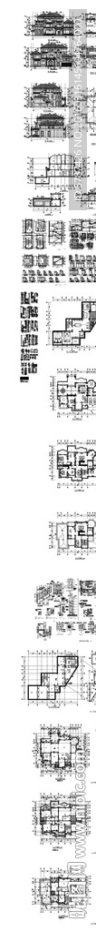 现代别墅建筑设计图