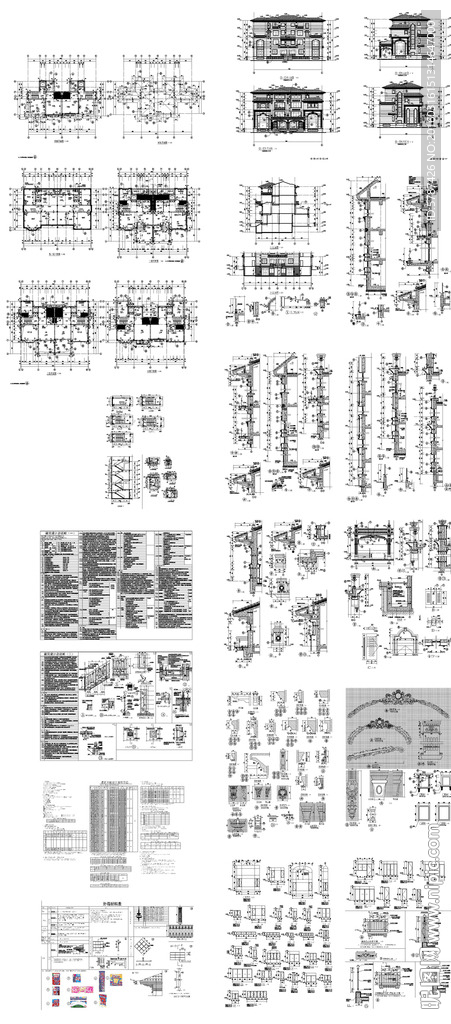 洋房建筑设计图纸