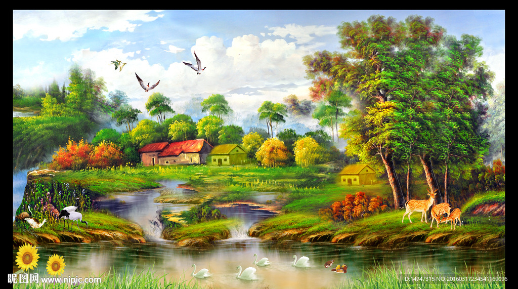西方油画