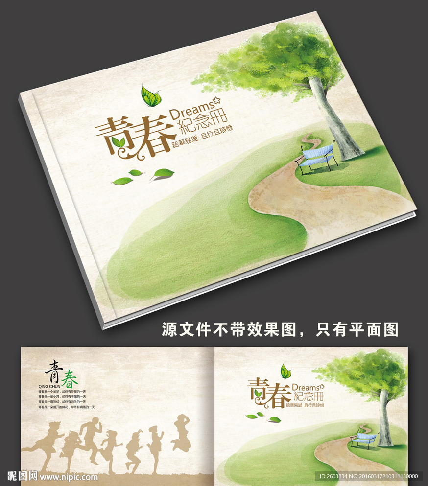 青春纪念册封面