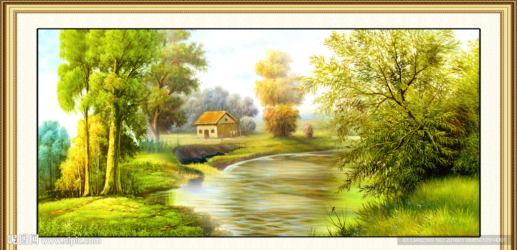 油画 风景