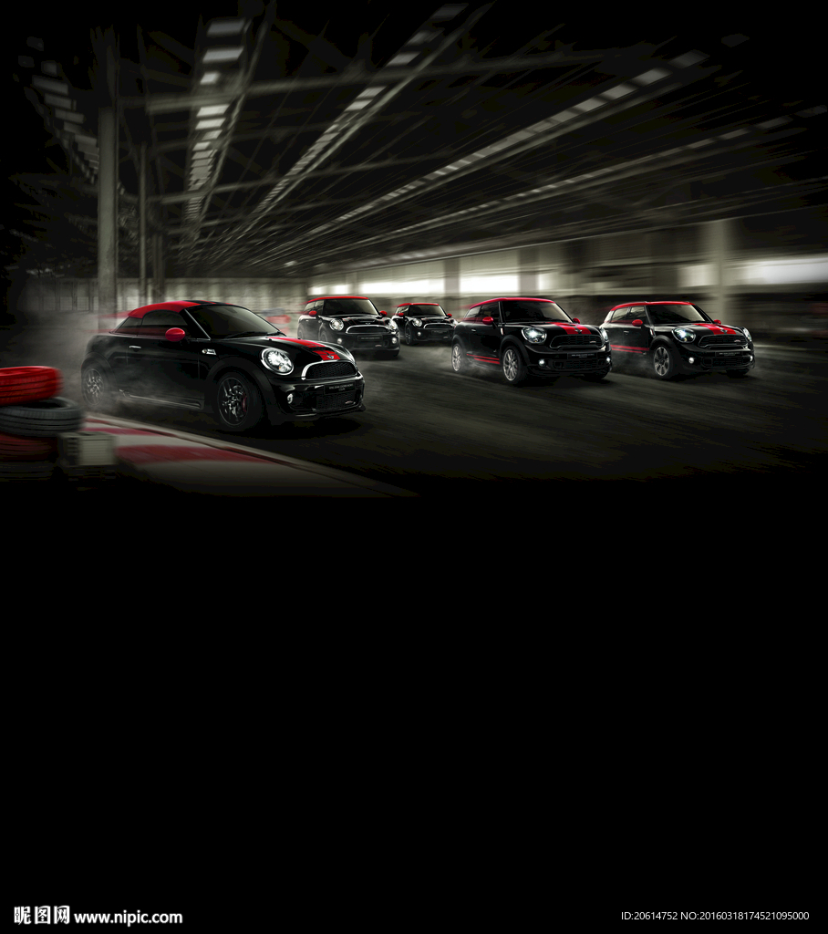 赛场家族创意海报