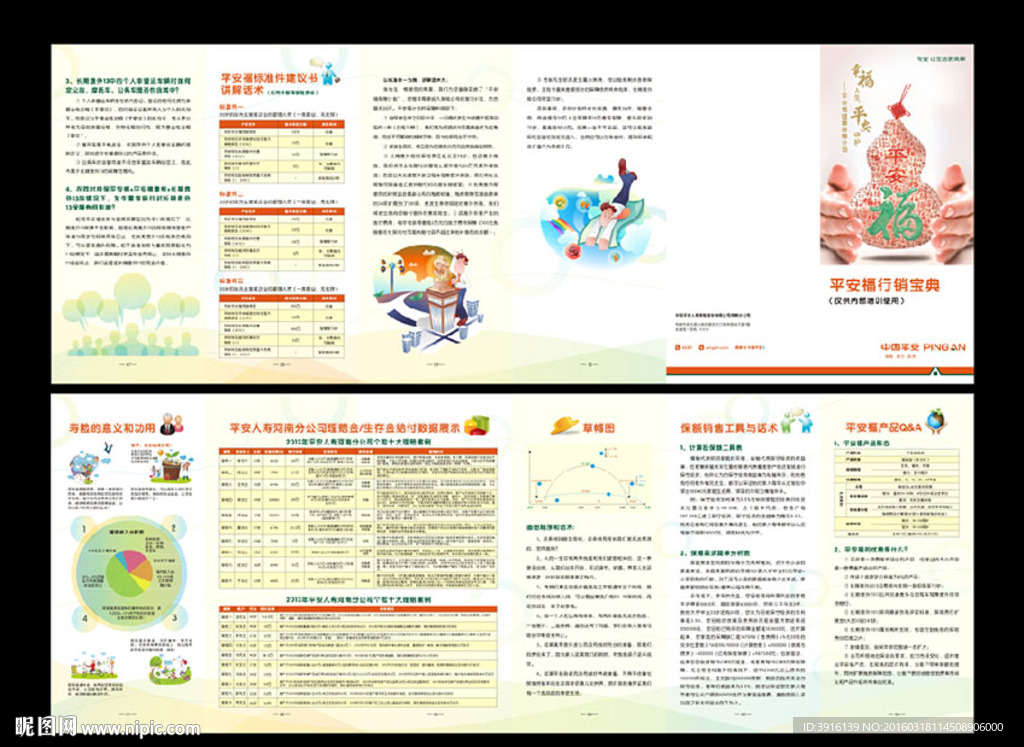 平安人寿平安福折页