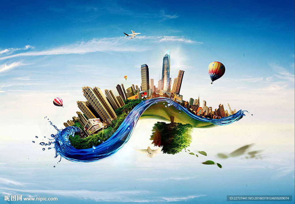 地产 大气 创意画面