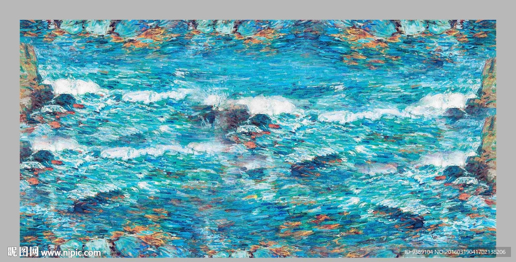 抽象油画