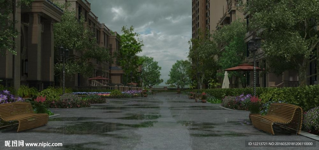雨景