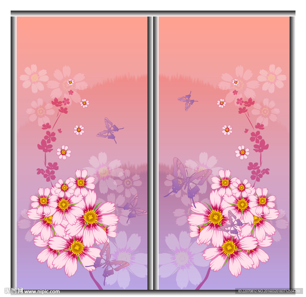 移门花卉