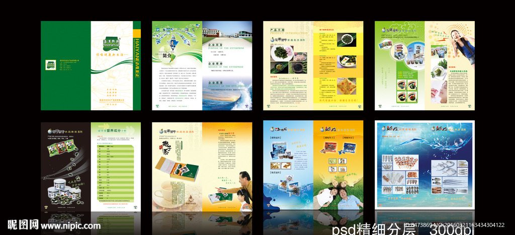 海洋食品宣传册