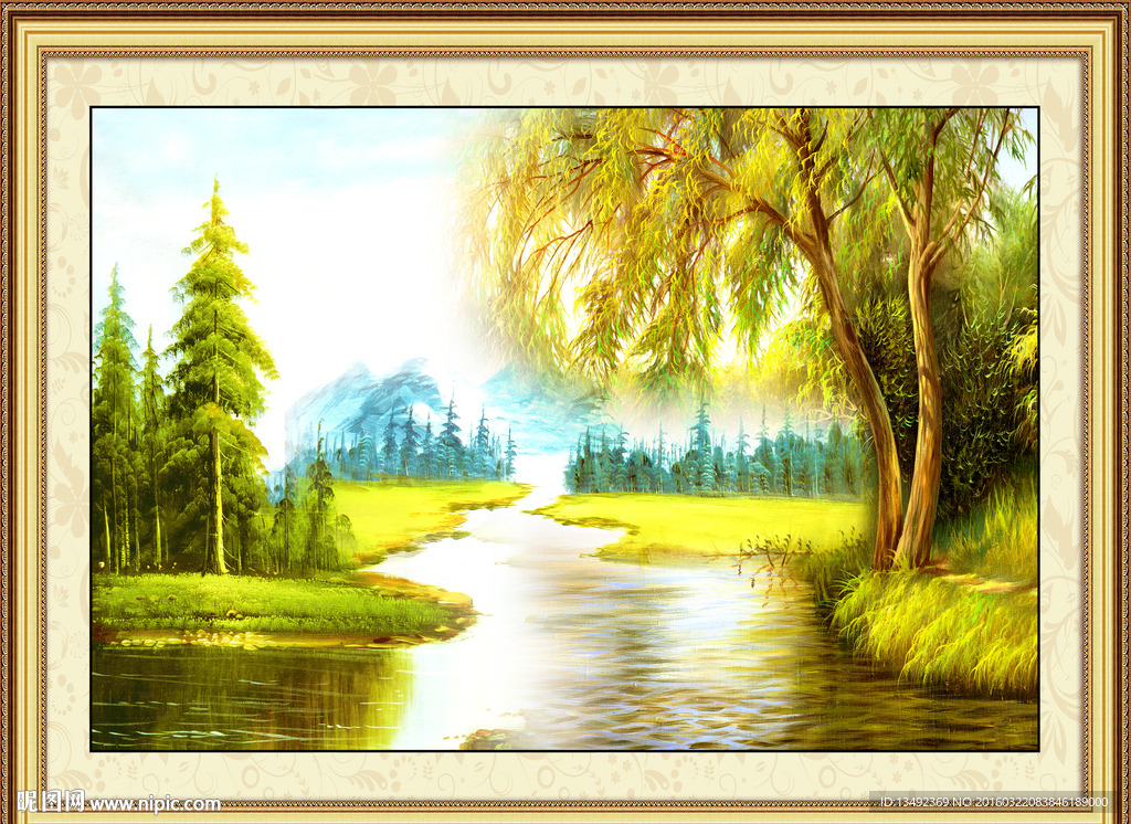 油画