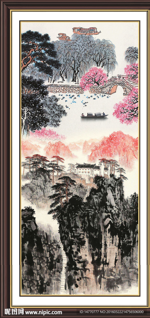 巨幅山水画