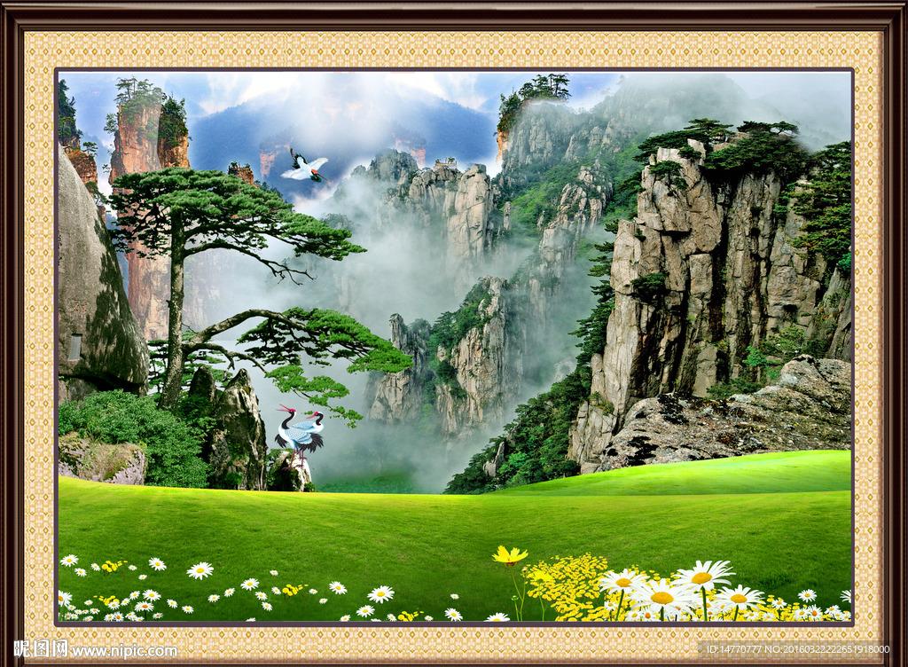 风景 迎客松